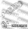 SUZUK 1261077E10 Belt Pulley, crankshaft